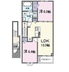 ラヴィベールアイ　Ⅰの物件間取画像